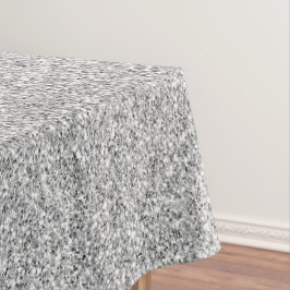Toalha De Mesa Glam Silver Glitter Glitz