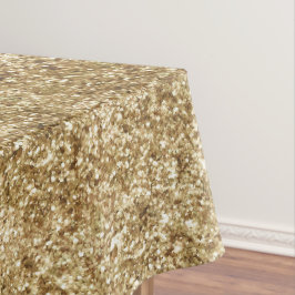 Toalha De Mesa Glitter Confetti Dourado