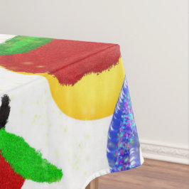 Toalha De Mesa Glitter Rosh Hashanah xurrava maçãs e mel