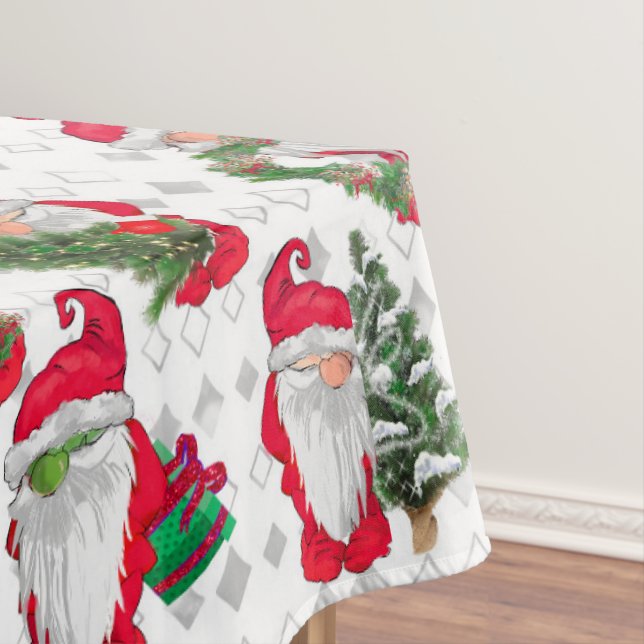 Toalha De Mesa Gnomo Para O Natal  (Posição Original)