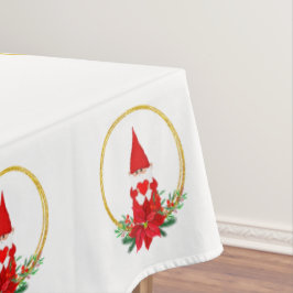 Toalha De Mesa Gnomos de Natal em White Tablecloth