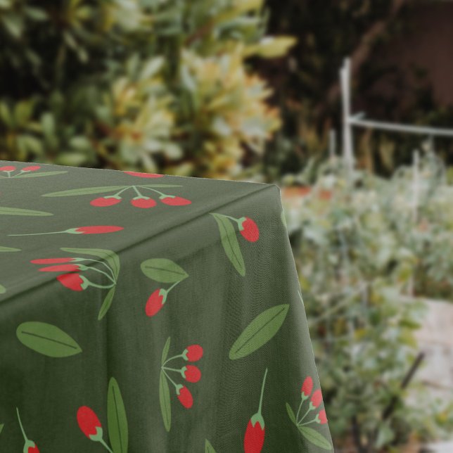 Toalha De Mesa Goji Berries (Goji Berries Tablecloth)