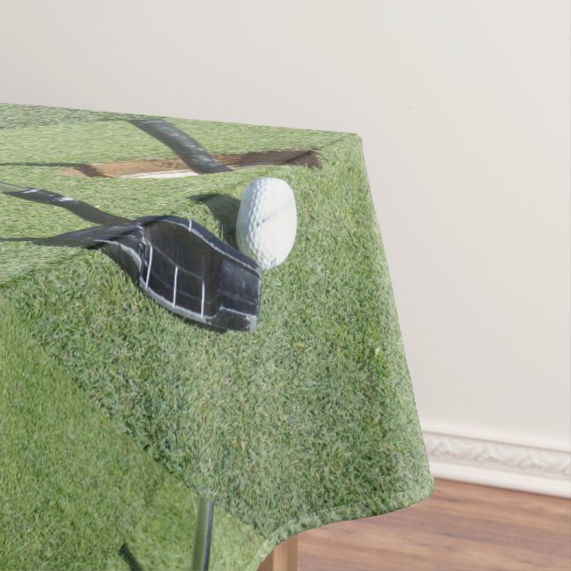 Toalha De Mesa Golfe Putter E Bola Para Par, (Posição Original)