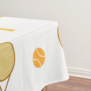 Toalha De Mesa Gota personalizada de jogador vibrante de Tênis la