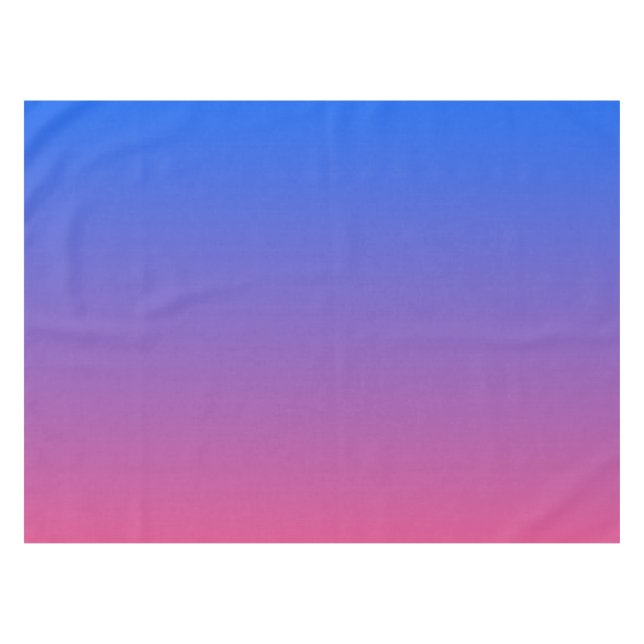 Toalha De Mesa Gradiente azul e cor-de-rosa (Frente (Horizontal))