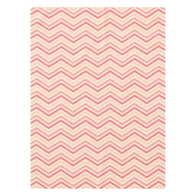 Toalha De Mesa Gradiente Crepuscular ZigZag (Frente)