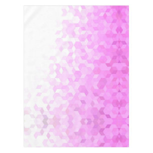 Toalha De Mesa Gradiente de Cubo Feminino Moderno Rosa Fúcsia