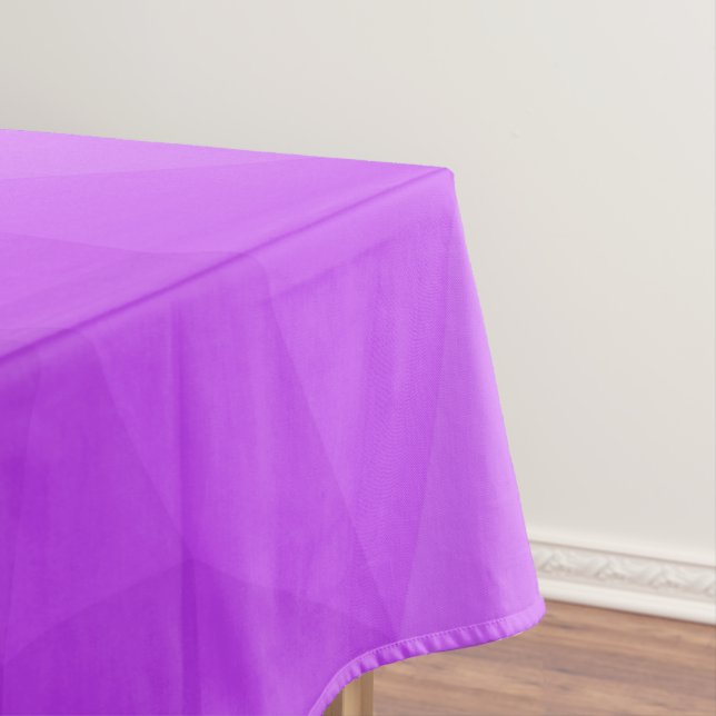 Toalha De Mesa Gradiente geométrico de malha de lavanda roxa (Posição Original)