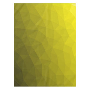 Toalha De Mesa Gradiente ombre escuro amarelo padrão de malha geo