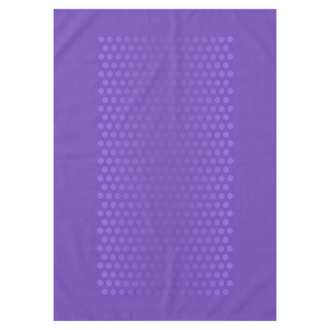 Toalha De Mesa Gradientes Bolinhas violeta + suas ideias (Frente)
