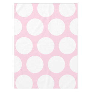 Toalha De Mesa Grande teste padrão de bolinhas: Rosa de bebê