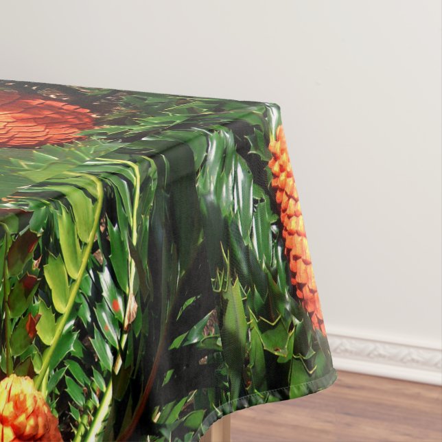 Toalha De Mesa Grandes Árvores de Pinhas Africanas, (Posição Original)