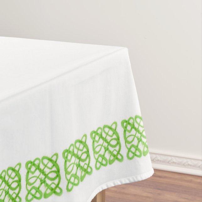 Toalha de Mesa GREEN CELTIC KNOT 60x84 (Posição Original)