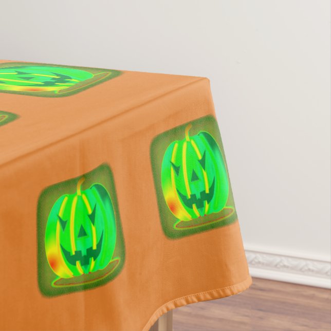 Toalha De Mesa Green Jack o'lantern Halloween Thunder_Cove (Posição Original)