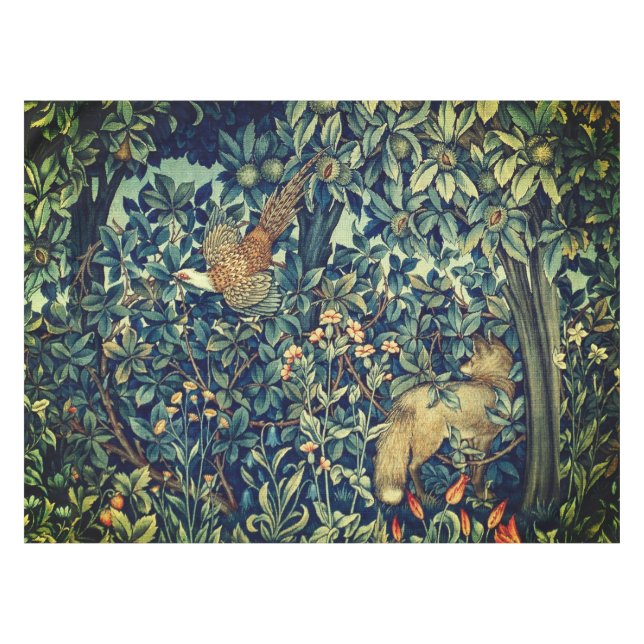 Toalha De Mesa GREENERAÇÃO,ANIMAIS FLORESTAIS FLORESTAIS Fêsperas (Frente (Horizontal))