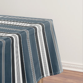 Toalha De Mesa Greve de Tique de Cinza Azul Elegante