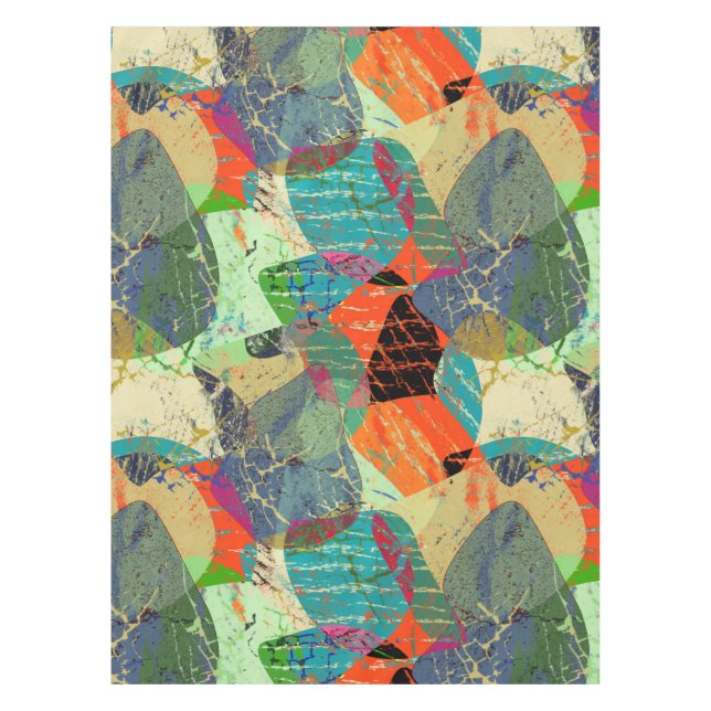 Toalha De Mesa Grunge abstrato (Frente)