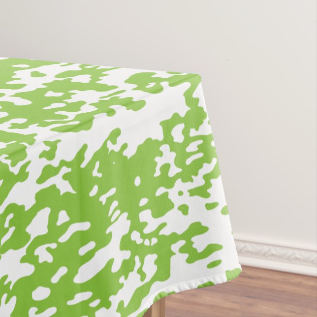 Toalha De Mesa Grunge Lime Green Pattern - Summer Abstract Decor (Posição Original)