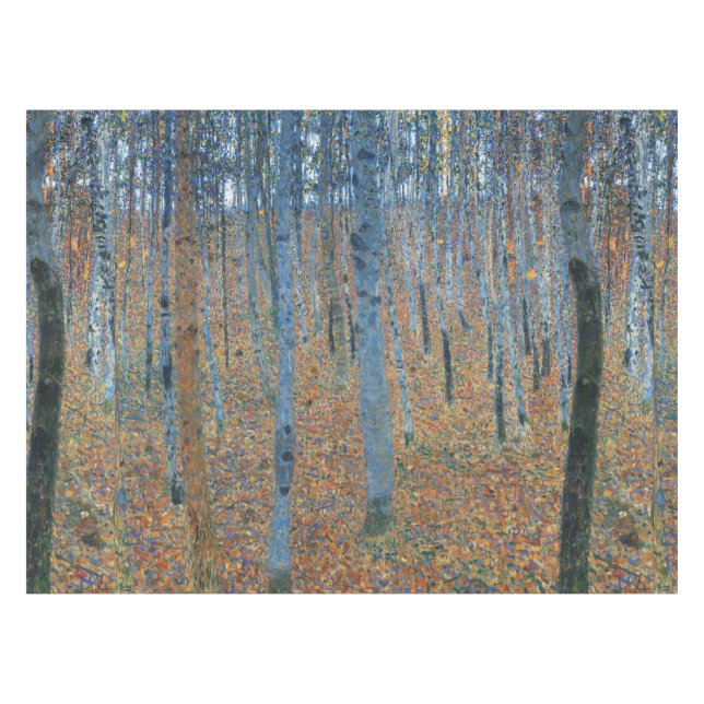 Toalha De Mesa Gustav Klimt Beech Tree Grove (Frente (Horizontal))