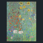 Toalha De Mesa Gustav Klimt - Jardim do País com Girassóis<br><div class="desc">Jardim do País com Girassóis/Jardim de Fazenda com Girassóis - Gustav Klimt em 1905-1906</div>
