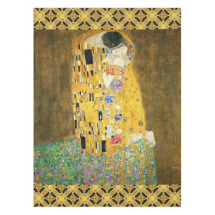 Toalha De Mesa Gustav Klimt O Beijo Vintage Art Nouveau Painting