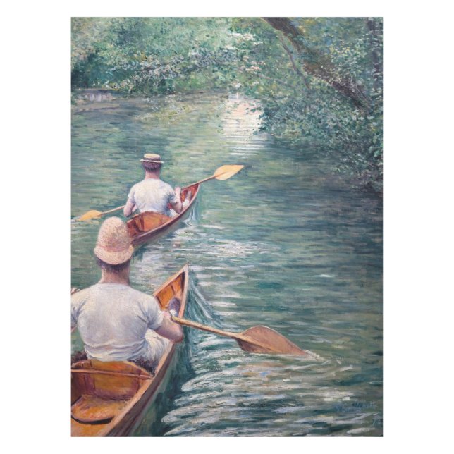 Toalha De Mesa Gustave Caillebotte - Canoas nos Yerres (Frente)