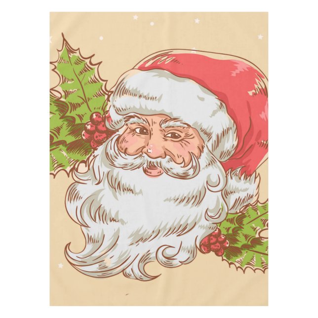 Toalha De Mesa Ha Ha Feliz Natal (Frente)