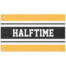 HALFTIME ESPORTE Amarelo Brilhante Stripes Brancas