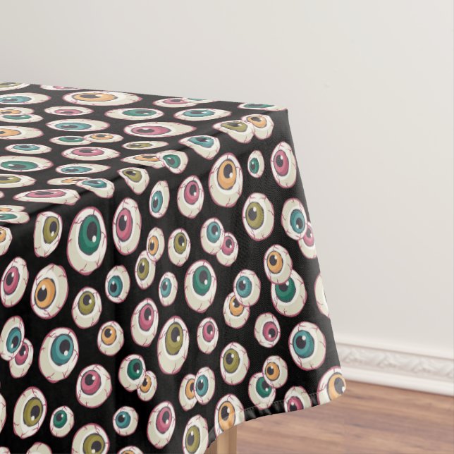 Toalha De Mesa Halloween Eyebolas (Posição Original)