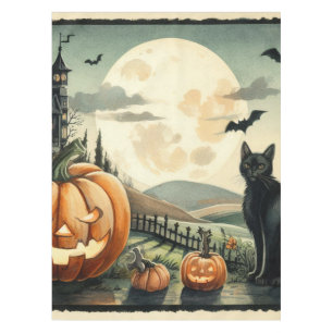 Toalha De Mesa Halloween/outono/Outono/Abóbora/gato