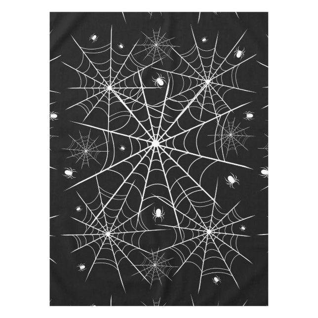 Toalha De Mesa Halloween Spider Web (Frente)