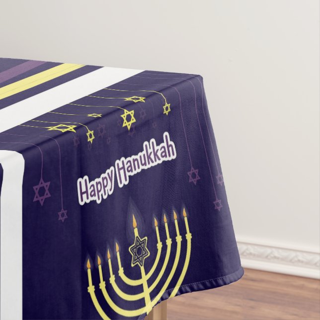 Toalha De Mesa Hanukkah Kitchen Linens Jantar Tableclotes (Posição Original)