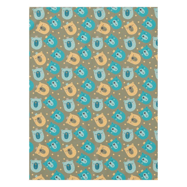 Toalha De Mesa Happy Bear Kings (Frente)