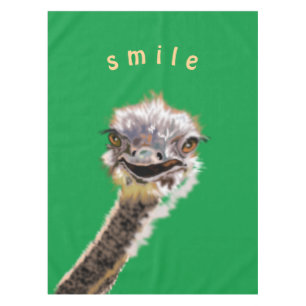 Toalha De Mesa Happy Ostrich