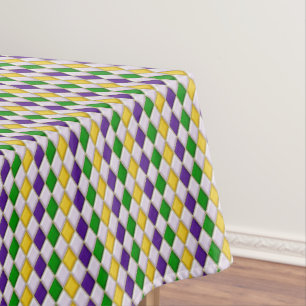 Toalha De Mesa Harlequin de vidro retido