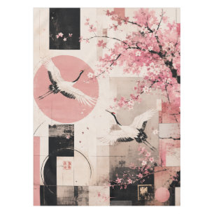 Toalha De Mesa Harmonia Avant-Garde de Sakura e Grous
