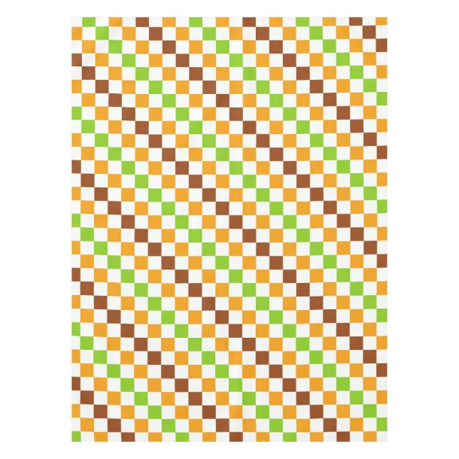 Toalha De Mesa Harvest diagonal checkerboard pattern (Frente)
