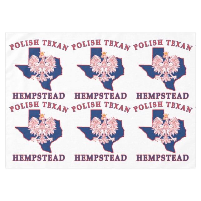 Toalha De Mesa Hempstead Polonês Texan (Frente (Horizontal))