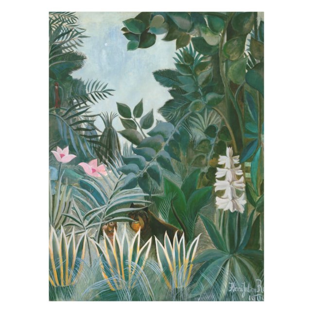 Toalha De Mesa Henri Rousseau - A Selva Equatorial (Frente)