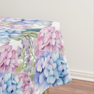 Toalha De Mesa Hídrangeas de Primavera chic