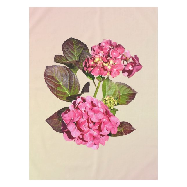 Toalha De Mesa Hipoteca Rosa Com Folhas (Frente)