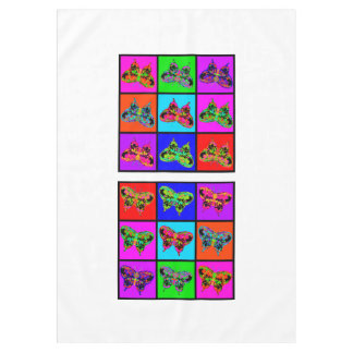 Toalha De Mesa holiES - Mosaico de Borboletas Psicodélicas