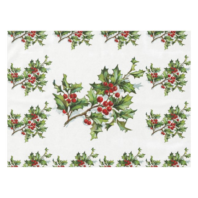 Toalha De Mesa HollyBerries 014 (Frente (Horizontal))
