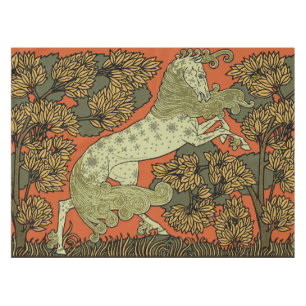 Toalha De Mesa Horse Medieval Arts Artesanatos Art Nouveau
