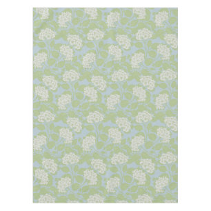 Toalha De Mesa Hortênsia elegante cottagecore azul empoeirado ver