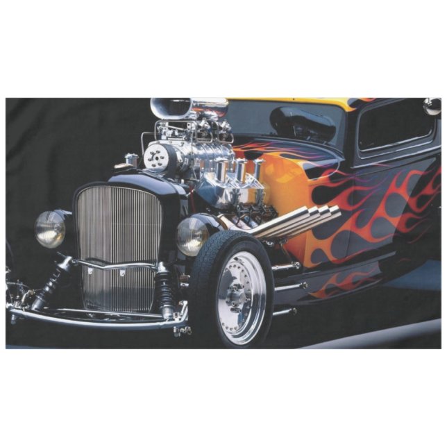 Toalha De Mesa Hot rod (Frente (Horizontal))