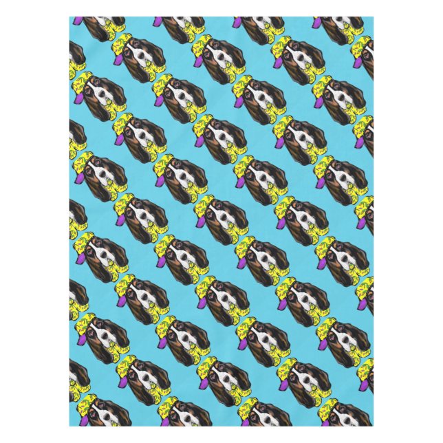 Toalha De Mesa Hound Basset (Frente)