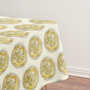 Toalha De Mesa Hummus Houmous Chickpeas — Comida do Mediterrâneo