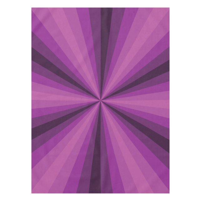 Toalha De Mesa Ilusões Ópticas Tablecloth Roxo (Frente)