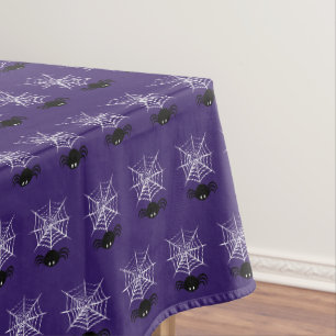 Toalha De Mesa Ilustração Assustadora de Aranha de Halloween
